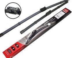 Two Front Frameless Wiper Blades HQ Aero Dynamic - ADB91-324 Twin Box