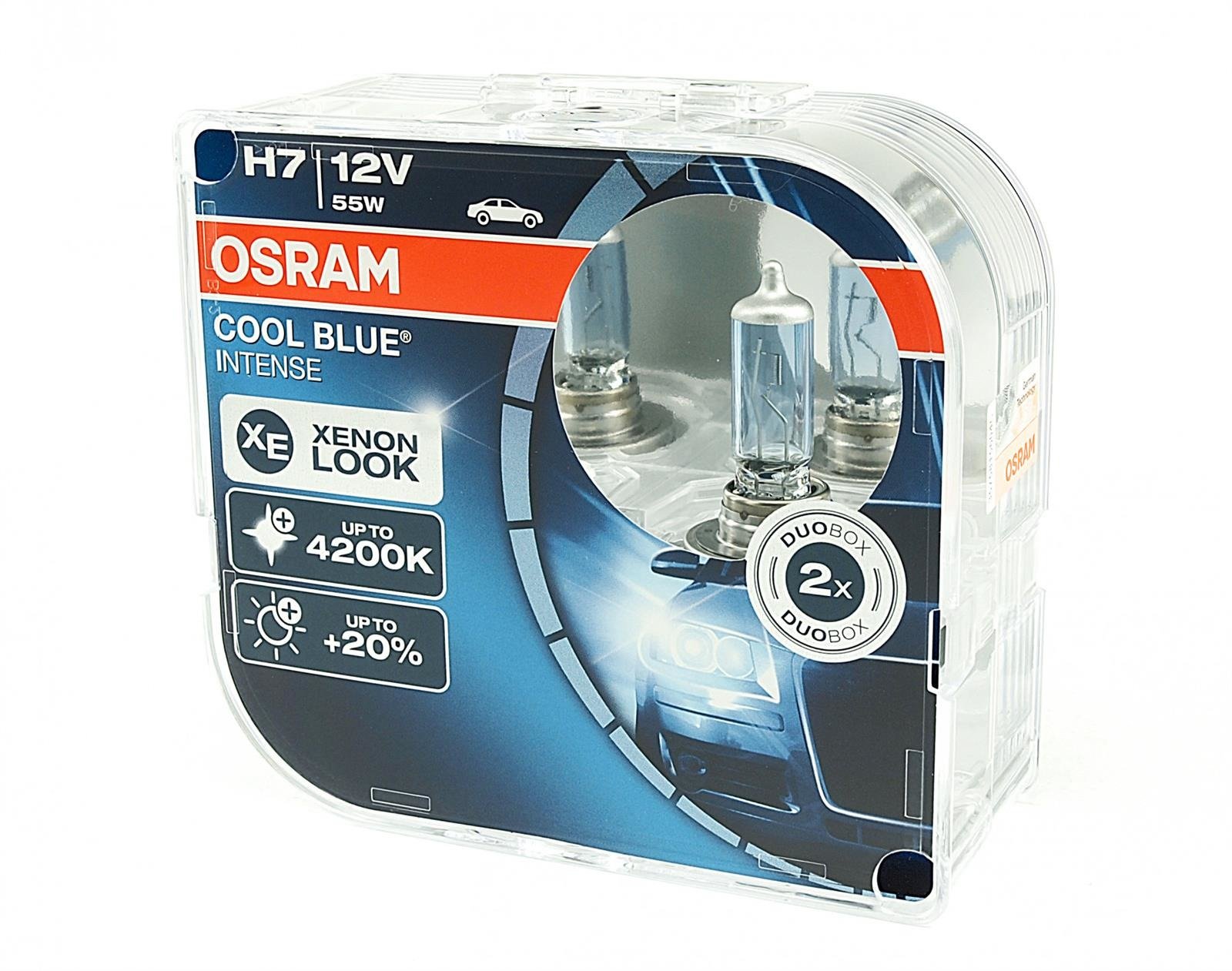 H7 12V 55W PX26d Cool Blue INTENSE 2pcs Osram