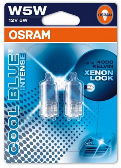 2 Ampoules OSRAM W5W Cool Blue® Intense NextGeneration 12V - Norauto