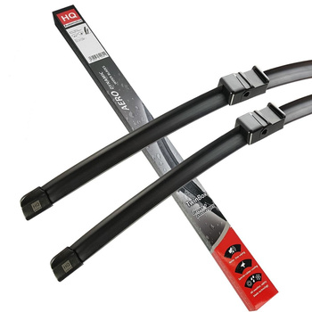 Two Front Frameless Wiper Blades HQ Aero Dynamic - AD71-222 Twin Box