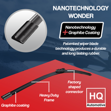 HQ Automotive Wiper Blades for FORD Galaxy MPV (2018 and later) HQ Automotive Front Rear Wipers Replacement Kit