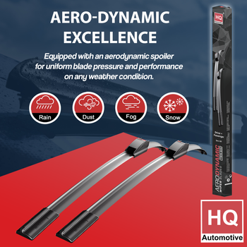 Wiper Blades for TOYOTA Yaris Hatchback (2020 and later) HQ Automotive Front Rear Set with J-hook connector