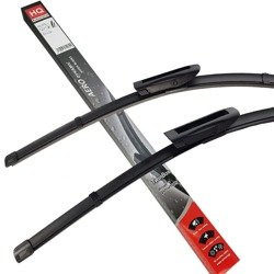 Two Front Frameless Wiper Blades HQ Aero Dynamic - AD91-627 Twin Box